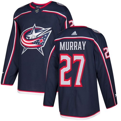 Adidas Men Columbus Blue Jackets #27 Ryan Murray Navy Blue Home Authentic Stitched NHL Jersey->columbus blue jackets->NHL Jersey